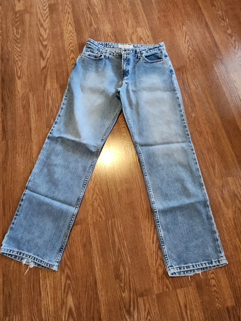 Maurices Light Blue Straight-Leg Women's Jeans
